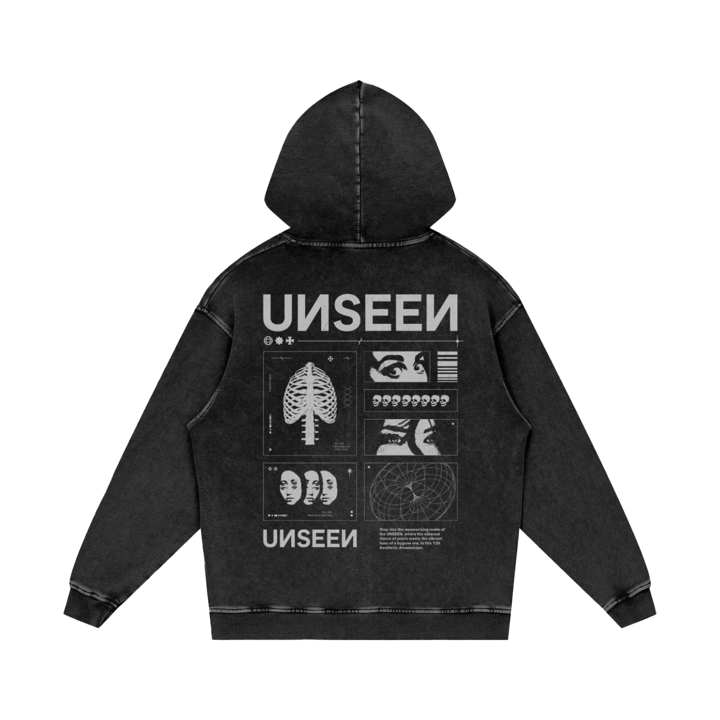 Acid,Wash,Oversize,Hoodie,noxa,clothing